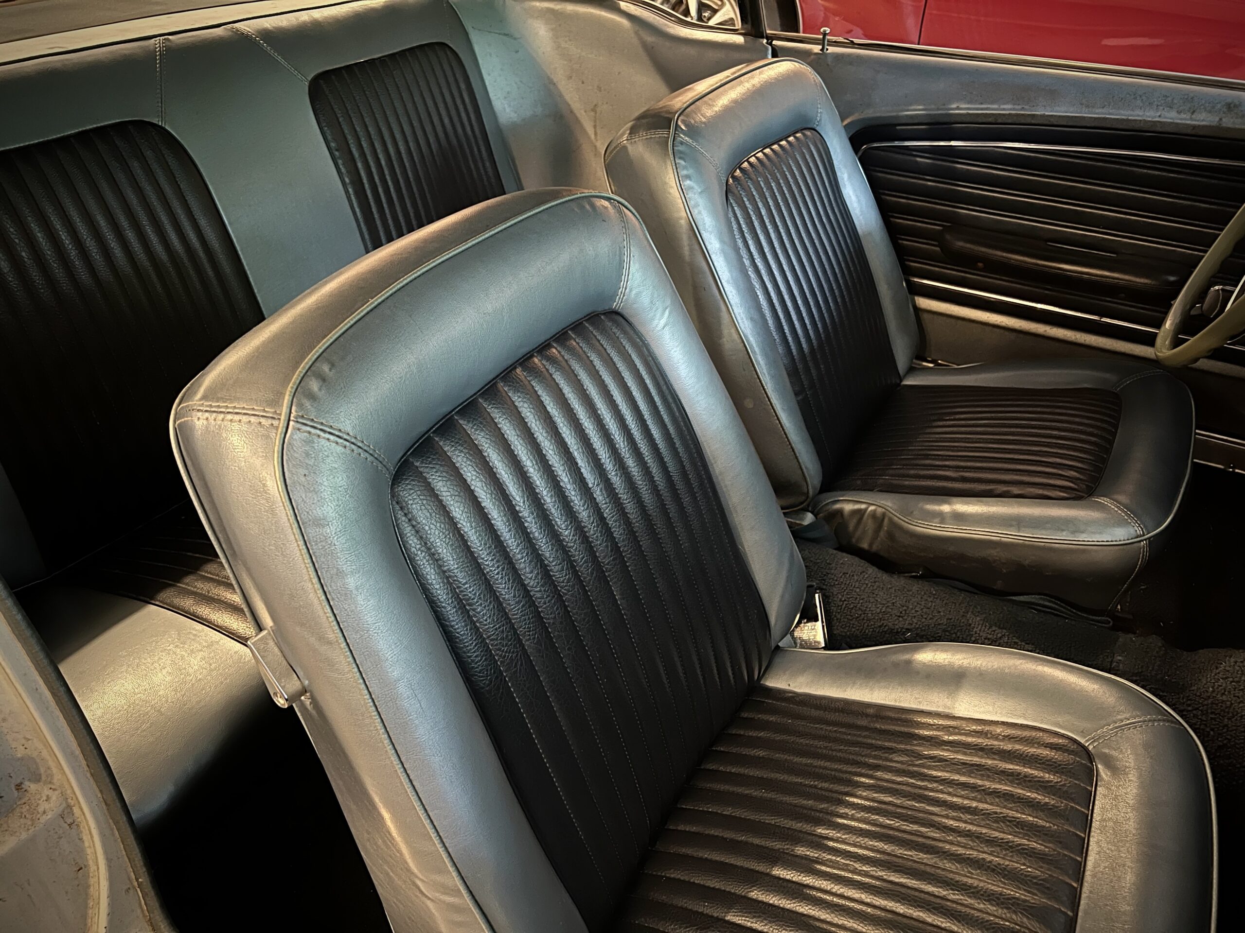 ford mustang interior after cleaning